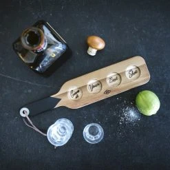 Gentlemen's Hardware Service à 4 Shots En Bois D'acacia -La Rochère Boutique service a 4 shots en bois d acacia 4