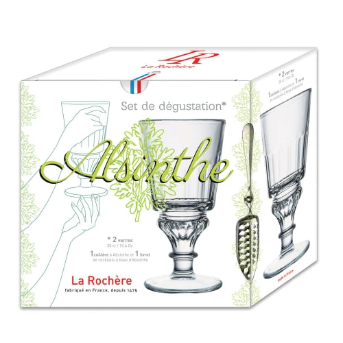 La Rochère Set De 2 Verres De Dégustation Absinthe 30 Cl Transparent 4 La Rochère Set De 2 Verres De Dégustation Absinthe 30 Cl Transparent – Image 2