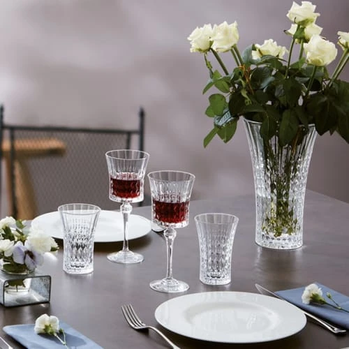 Cristal D'Arques Vase En Cristallin H27cm 4 Cristal D'Arques Vase En Cristallin H27cm – Image 2