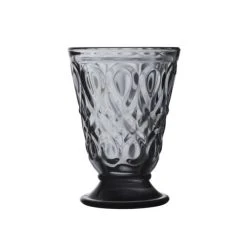 La Rochère Verre à Eau En Verre Anthracite - Lot De 6