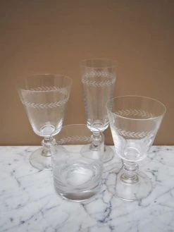 Chehoma Verre à Eau En Verre Transparent 7 Chehoma Verre à Eau En Verre Transparent -La Rochère Boutique verre a eau en verre transparent 2