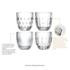 La Rochère Verre à Eau En Verre Transparent-l'unité- Set De 4 -La Rochère Boutique verre a eau en verre transparent l unite set de 4 3
