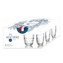 La Rochère Verre à Eau En Verre Transparent-l'unité- Set De 4 -La Rochère Boutique verre a eau en verre transparent l unite set de 4 4