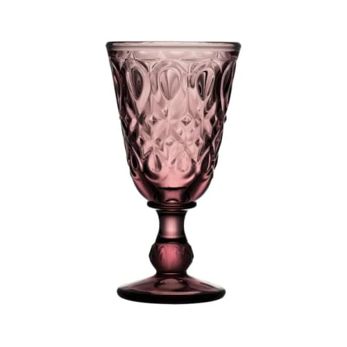 La Rochère Verre à Pied Mécanique En Verre Améthyste - Lot De 6 3 La Rochère Verre à Pied Mécanique En Verre Améthyste - Lot De 6