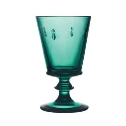 La Rochère Verre à Pied Mécanique En Verre Emeraude - Lot De 6