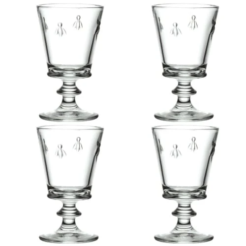 La Rochère Verre à Pied Mécanique En Verre Transparent-l'unité- Set De 4 3 La Rochère Verre à Pied Mécanique En Verre Transparent-l'unité- Set De 4