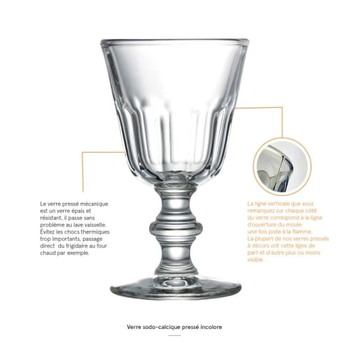 La Rochère Verre à Pied Mécanique En Verre Transparent - Lot De 6 6 La Rochère Verre à Pied Mécanique En Verre Transparent - Lot De 6 – Image 4