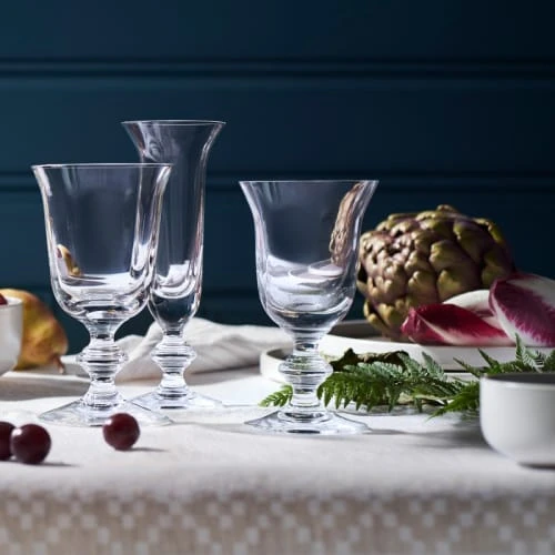 La Rochère Verre à Pied Soufflé Bouche En Verre Transparent - Lot De 6 4 La Rochère Verre à Pied Soufflé Bouche En Verre Transparent - Lot De 6 – Image 2