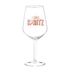 Maisons Du Monde Verre à Spritz En Verre Imprimé Orange - Lot De 6