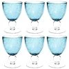 Maisons Du Monde Verre à Vin En Verre Bullé Bleu - Lot De 6 -La Rochère Boutique verre a vin en verre bulle bleu 1000 5 8 161794 5
