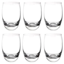 Maisons Du Monde Verre En Verre TONNEAU - Lot De 6