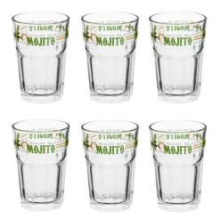 Maisons Du Monde Verre Imprimé Mojito - Lot De 6