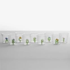Ichendorf Verre Tumbler Alfabeto -La Rochère Boutique verre tumbler alfabeto 52