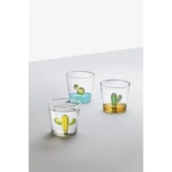 Ichendorf Verre Tumbler Cactus Ambre 5 Ichendorf Verre Tumbler Cactus Ambre -La Rochère Boutique verre tumbler cactus ambre 1