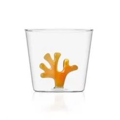Ichendorf Verre Tumbler Corail Orange -La Rochère Boutique verre tumbler corail orange corail 1