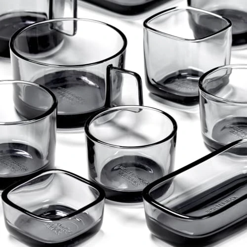 Serax Verre Tumbler Large Gris Fumé D7cm 6 Serax Verre Tumbler Large Gris Fumé D7cm – Image 4