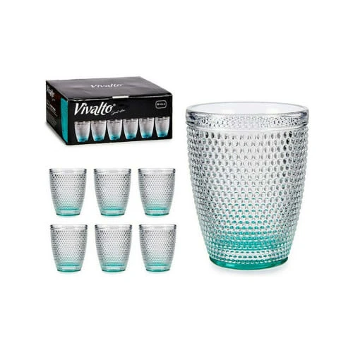 Wadiga Verres à Eau Fond Turquoise 30cl - Lot De 6 4 Wadiga Verres à Eau Fond Turquoise 30cl - Lot De 6 – Image 2